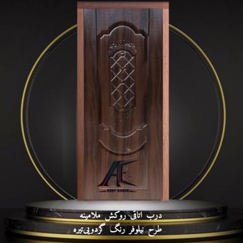 درب اتاق روکش ملامینه طرح نیلوفر