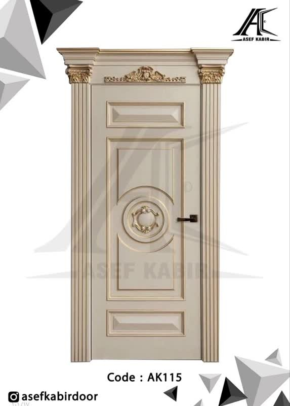درب رنگ شده اتاق خواب ak115 درب رنگ شده اتاق خواب ak115